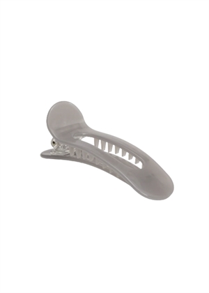 Crocodile big hair clip Grey Sui Ava